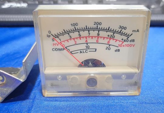 Kenwood TS-830S Original S Meter with Back Protector Used working