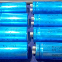 Cubic 1500ZA Original Capacitors 225 mfd @300VDC Used Lot