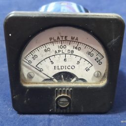 Reliant (Eldico) Transmiter T-104 Original Plate MA Meter Used