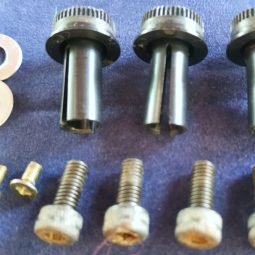 Kenwood TS-120S Original Vox Plastic Buttons and and Screws