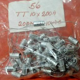 25 PCS Vintage Mallory TT10X200 Capacitor 200mf 10V NOS