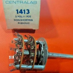 1 PCS Vintage CENTRALAB,INC PA-1413 2 POL-11 POS SWITCH NOS