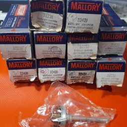 10 PCS Mallory 3242J, 4CKT,2 POS, Non Shortening Rotary Switch NOS