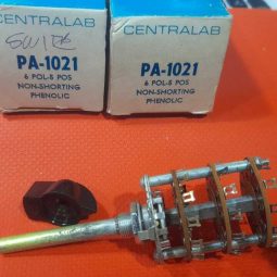 2 PCS Vintage CENTRALAB,INC PA-1021 6 POL-5 POS SWITCH NOS