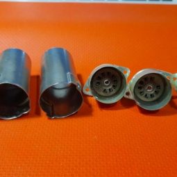 3 PCS Vintage CINCH MFG 9 Pin Complete Tube Sockets NOS